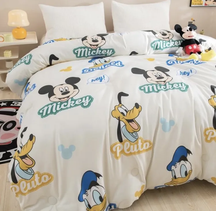 婴幼儿A类母婴大豆纤维被子午睡被辱春秋加厚冬被幼儿园棉被