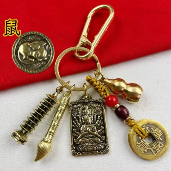 【老师推荐】题名笔文昌塔十二生肖属相挂件金榜题名美好祝福商品图