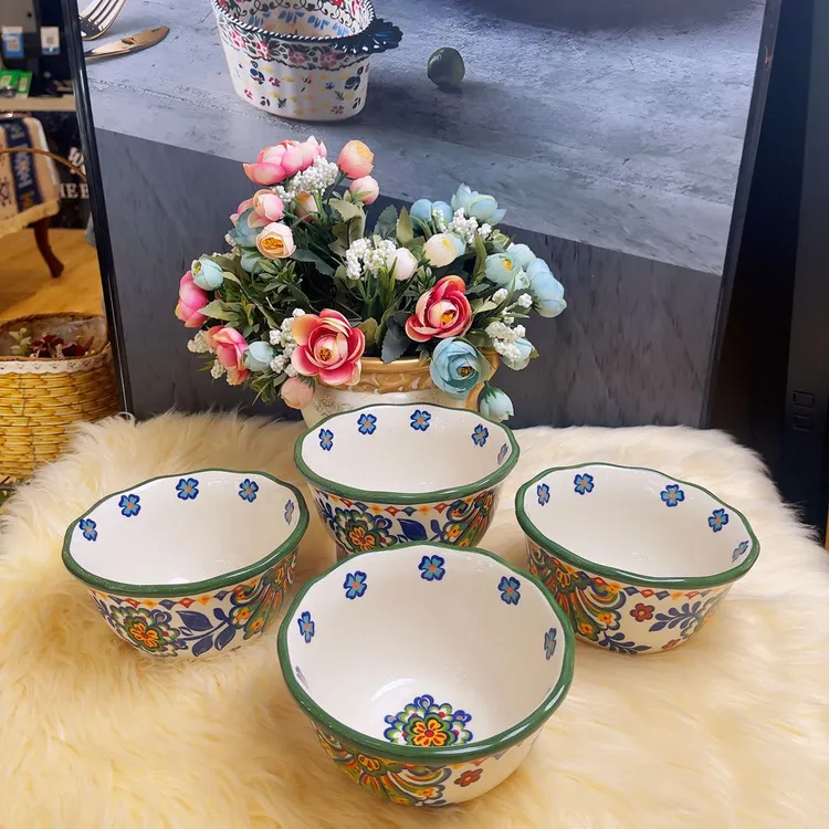 【Reborn组合】阿勒玛【托斯卡纳】手绘6寸加厚防烫餐盘欧式汤饭碗