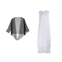 生活在左100%桑蚕丝开衫连衣裙仙气春夏新品真丝衫真丝裙女