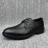 新款系带男士正装皮鞋软底商务皮鞋
