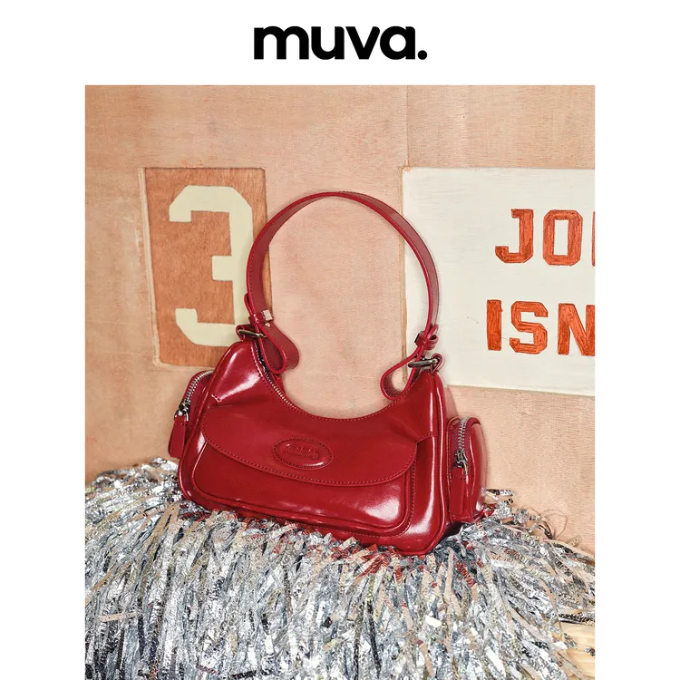 MUVA原创小众质感腋下包包女口袋包手提包新款单肩斜挎包