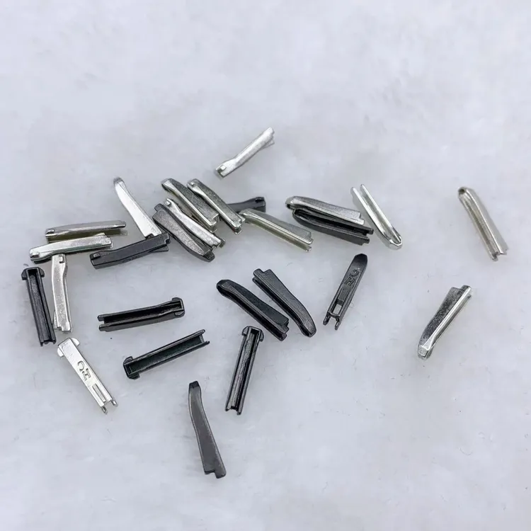 5号8号专用树脂双开插件羽绒服工作服夹克修改拉链专用双开插旗