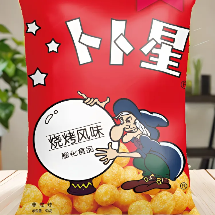 【卜卜星】90克大包非油炸健康膨化食品2包/箱