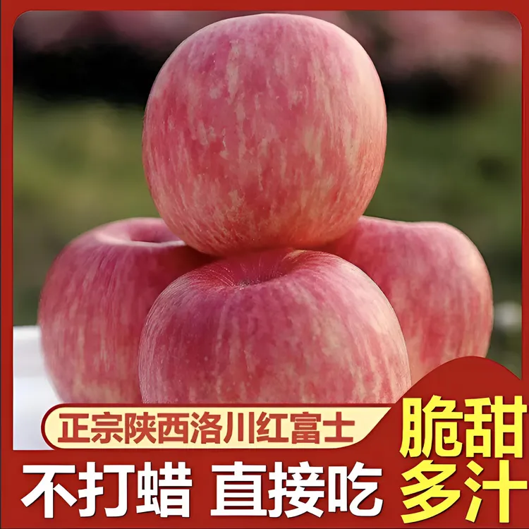 2025年正宗陕西洛川红富士苹果