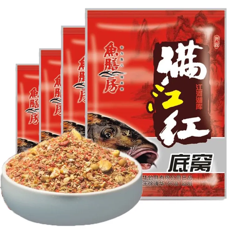 鱼膳房满江红1500克爆炸饵底窝料饵料