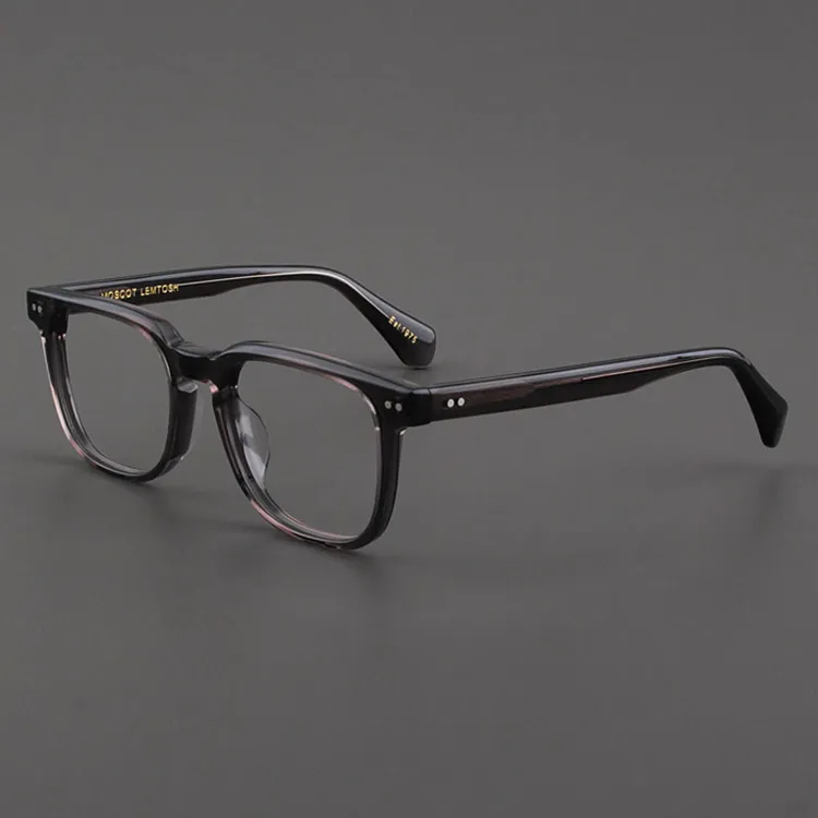 MOSCOT LEMTOSH眼镜框男士款复古椭圆镜架美式透灰色高级近视镜女