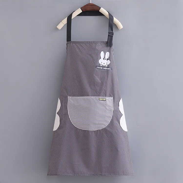 松弛感时尚防水厨房做饭围裙女可爱日系洋气围腰家用工作服