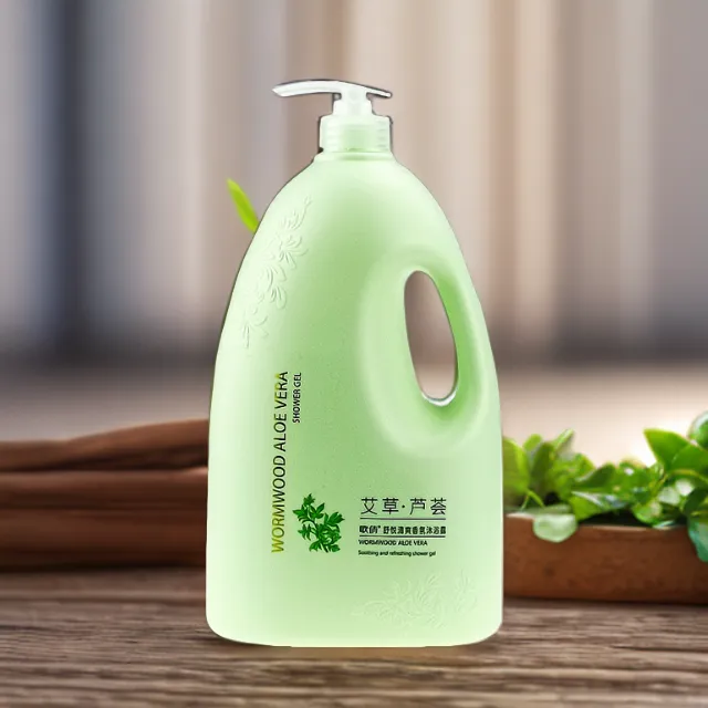 【老牌4斤装】歌倩艾草芦荟沐浴露2L止痒祛痘护理抓痒祛痱男女通用L