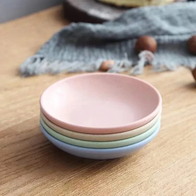 味碟垃圾盘塑料防摔粗盐吐骨碟子家用不怕烫不怕摔可循环使用净宅