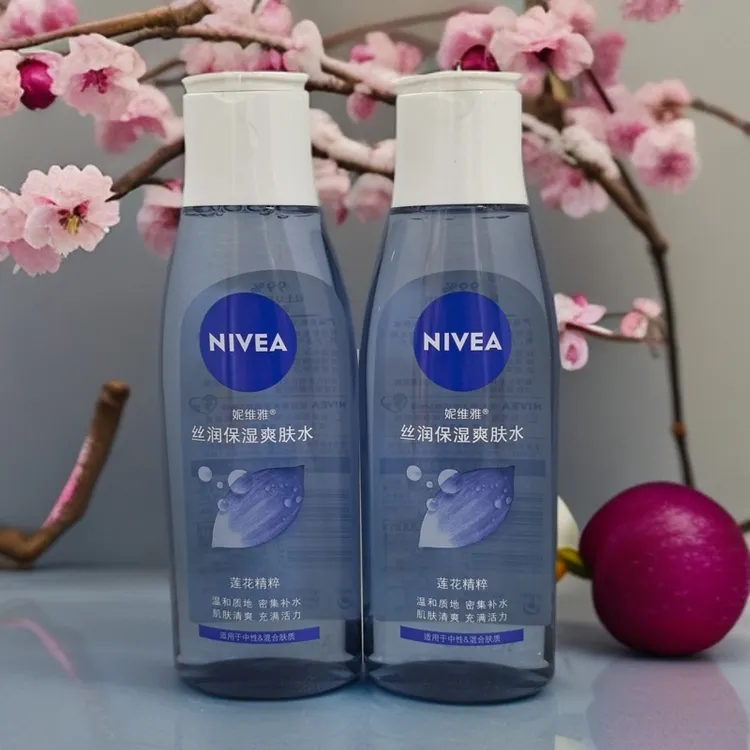 妮维雅丝润保湿爽肤水200ml补水保湿二次清洁柔肤水收毛孔锁水