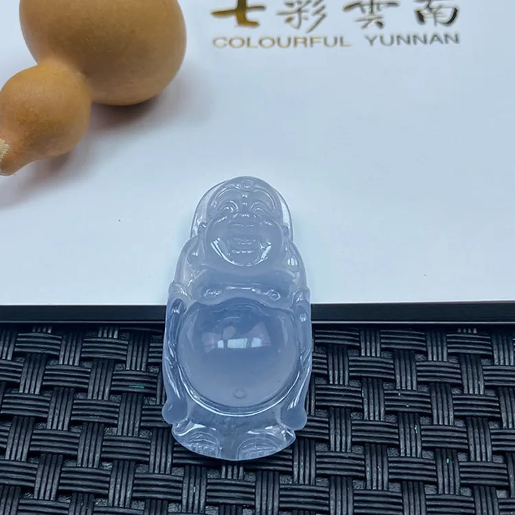 Colourful Yunnan/七彩云南冰种紫罗兰翡翠佛公
