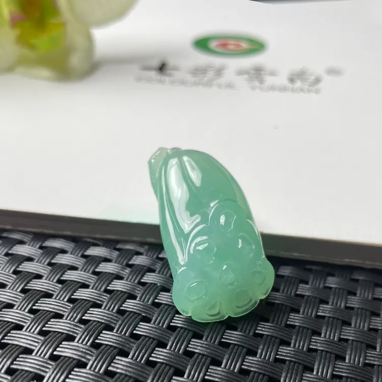 Colourful Yunnan/七彩云南冰种阳绿翡翠莲蓬