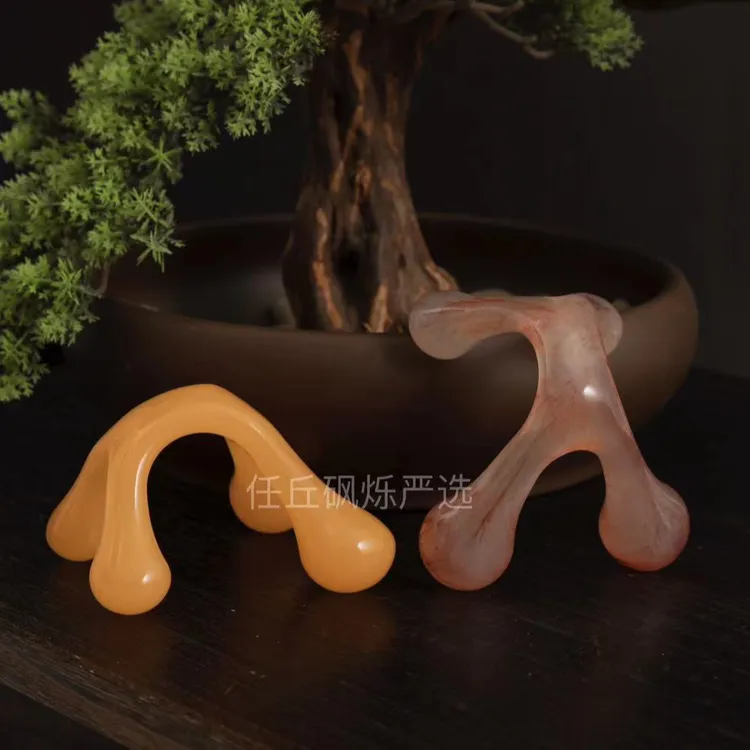 四爪按摩器省力疏通颈部腰腿拨筋加厚树脂不冰手多功能家用通经
