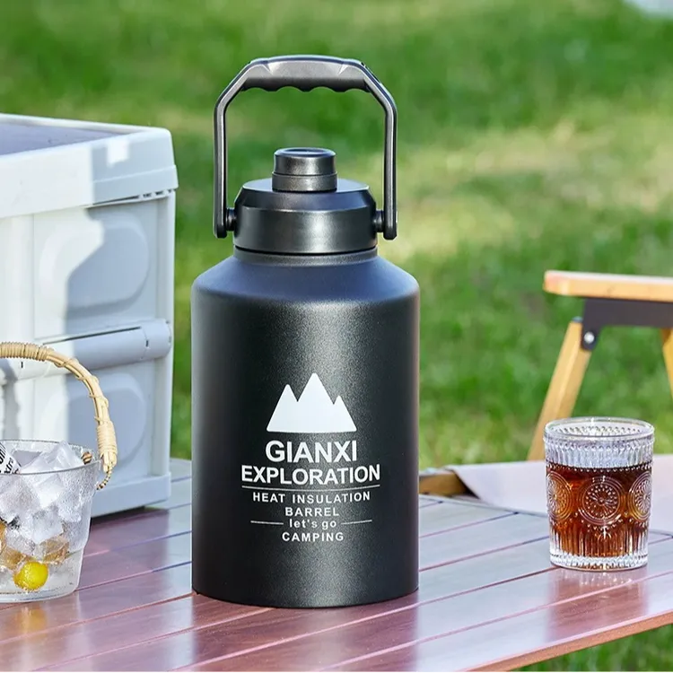 户外冰桶保温壶大容量露营摆摊保温桶保冷杯冰块保温箱不锈钢水壶
