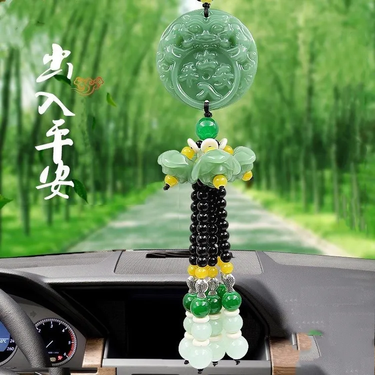 2025新款出入平安汽车挂件平平安安双面貔貅挂饰高档车载车上挂件
