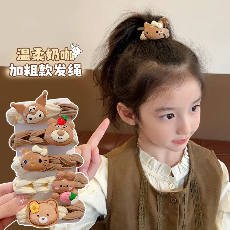 儿童皮筋不伤发新款发圈头绳女童头饰可爱宝宝高弹力发绳扎头发饰