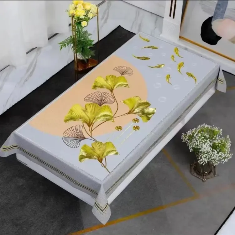 ins风桌布装饰餐桌垫长方形茶几布家用餐桌布防水防油免洗台布