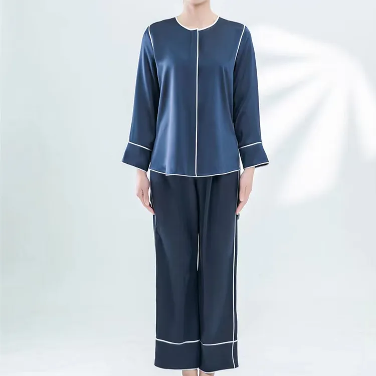 女士家居服睡衣宽松透气长袖31906