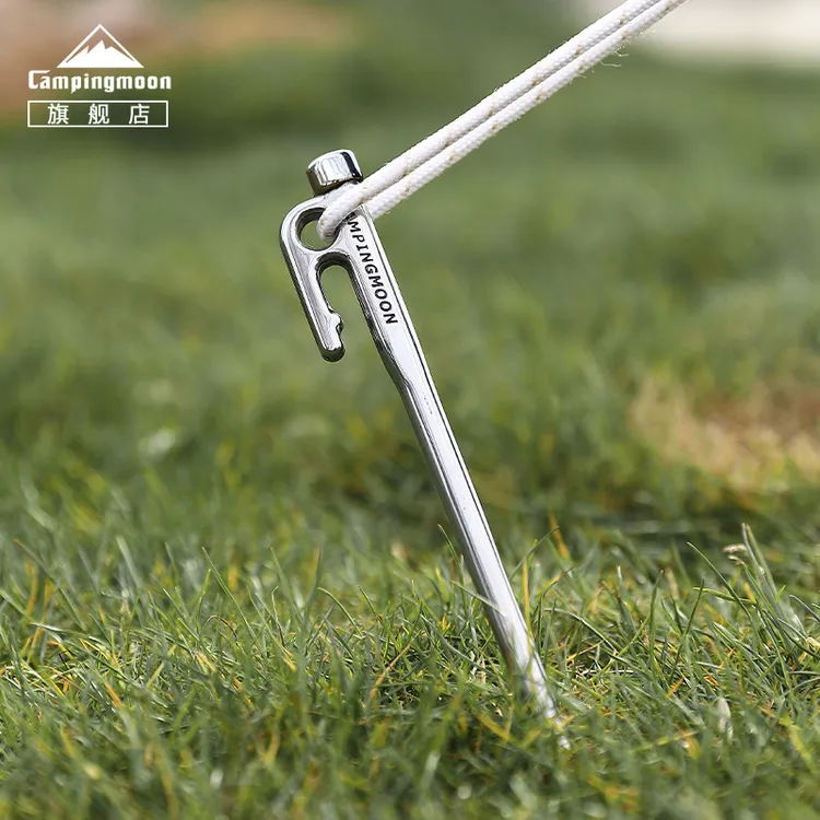 CAMPINGMOON【直播专属】柯曼营钉单只系列TRK王者地钉加粗帐篷天幕