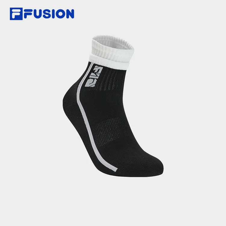 FILA斐乐中腰袜男女中性潮搭休闲舒适透气运动袜1双装T13U413313F