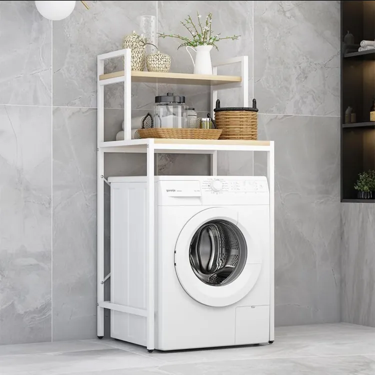 家用浴室花架置物架马桶上方洗衣机阳台收纳简易多功能架简花架