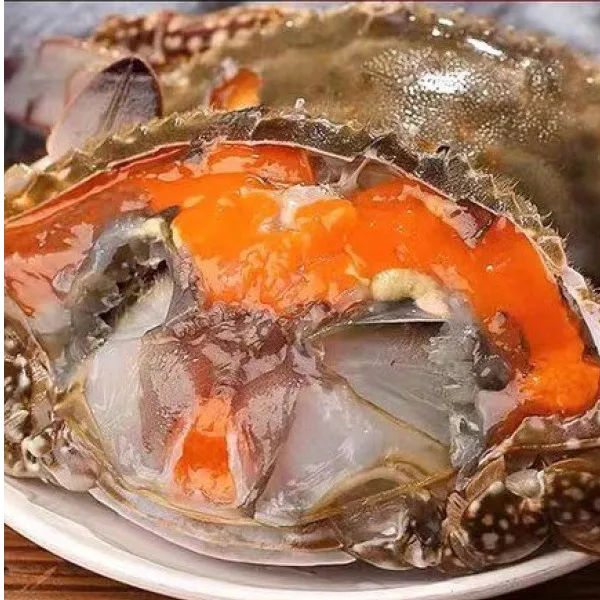 即食梭子蟹鲜活新鲜腌制宁波咸蟹炝蟹红膏呛蟹舟山特产5只小飞机