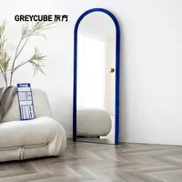 灰方家用穿衣镜落地立式镜子客厅简约全身镜服装店可移动试衣镜子