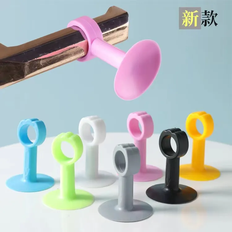 门把手防撞保护套防盗门房间厕所门后吸盘防磕碰硅胶门锁垫免打孔