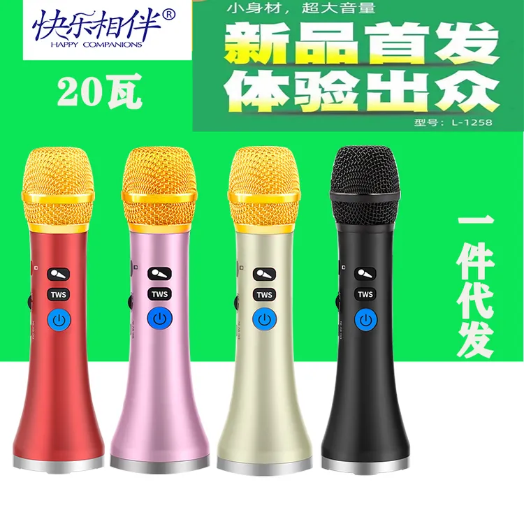 20瓦手机无线麦克风 蓝牙音响 全民K歌神器 自带音响儿童儿童一体