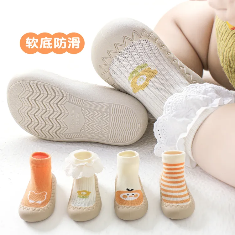 宝宝地板袜6-12个月防滑春夏春秋袜鞋一体婴幼儿学步袜防掉地板鞋