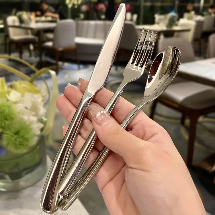 【出德国】【316不锈钢】儿童西餐刀叉牛排两件套装餐具刀叉勺三件套