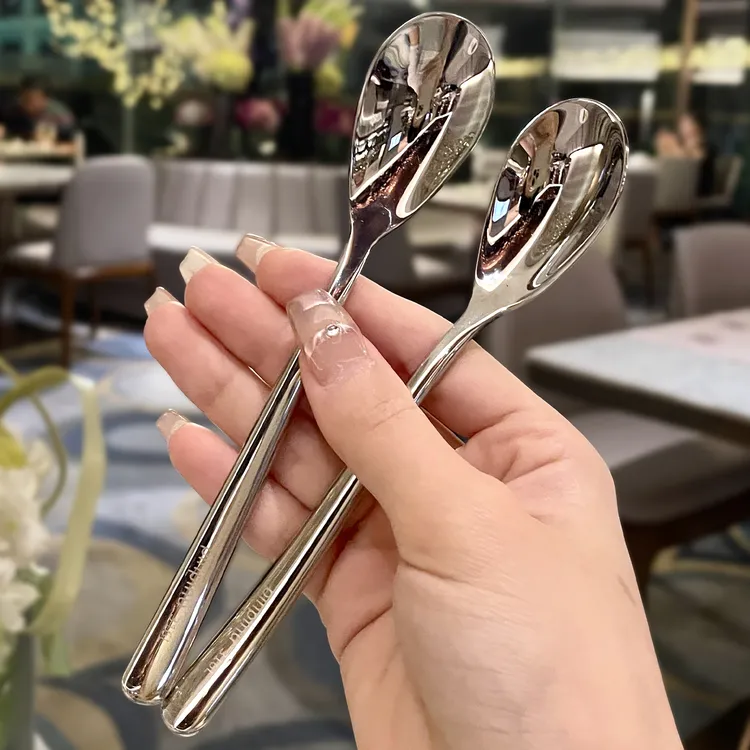 【老板娘自留款】甜品届的韩式天花板勺子！316不锈钢咖啡勺冰淇淋勺