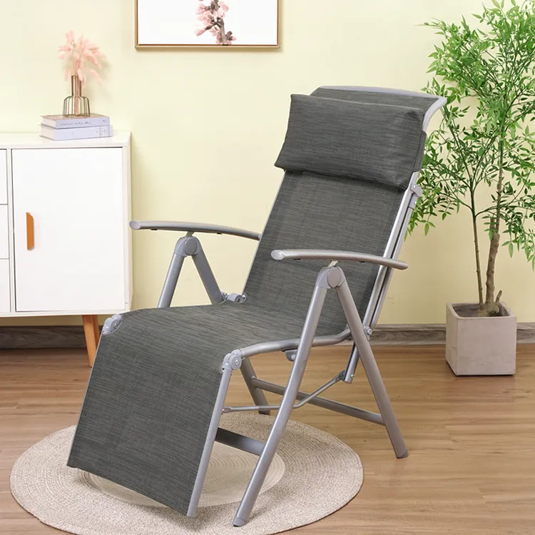 临亚折叠躺椅铝合金午休午睡椅坐躺两用户外椅可躺可折叠观赛搭子