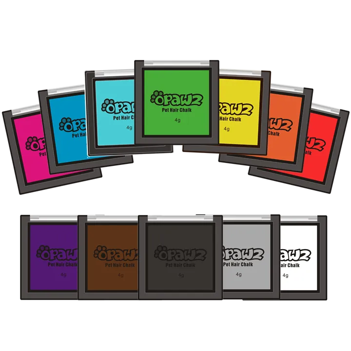 小爪印宠物快染粉盒小爪印猫狗宠专用腮红暂时性无害染色