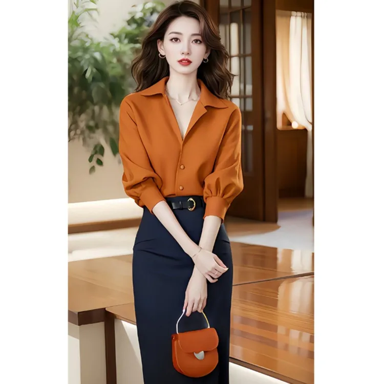 秋装搭配一整套盐系轻熟两件套2024早秋新款气质时髦时尚套装女装