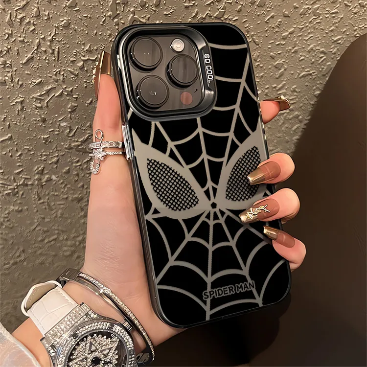 适用于iPhone13华为OPPO小米VIVO高颜值个性彩银壳手机壳KA0174