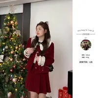 楠序源子【圣彼得千金】微胖女装 2023冬羽绒时尚套装YZ20316