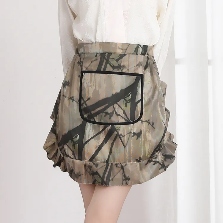 网红时尚做饭家用半身围裙耐脏耐磨防污工作服简约时尚防水成人