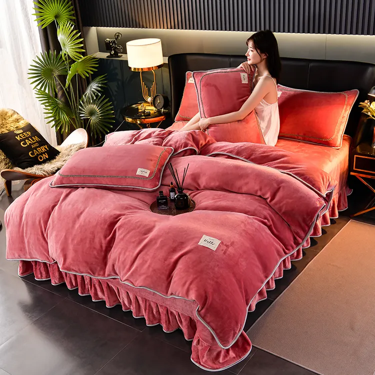 【单被套】新款高克重 轻奢纯色 加厚毛绒保暖母婴级牛奶绒单被罩