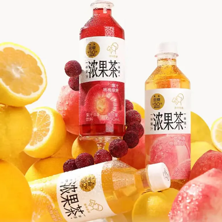 喜茶浓果茶50%果汁50%茶0脂美味解渴茶饮450ml*15瓶