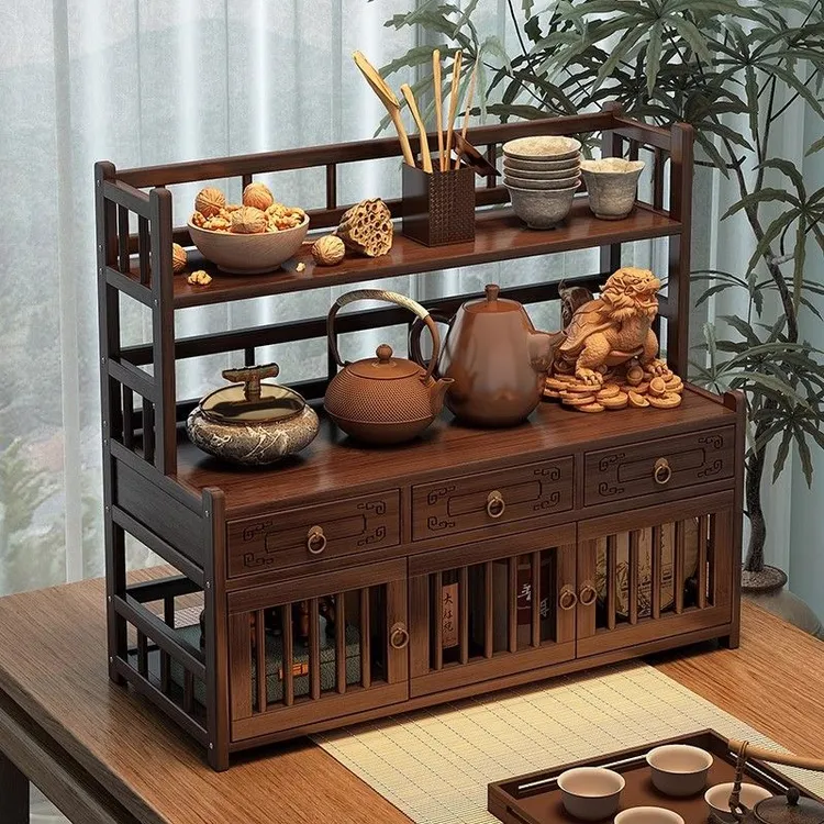 桌面博古架茶杯架茶具架子置物架茶壶架茶货架展示架紫砂壶摆放架