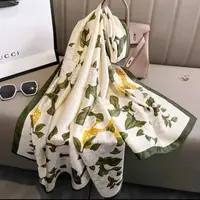 1343 丽景缎90x180左右丝巾长巾