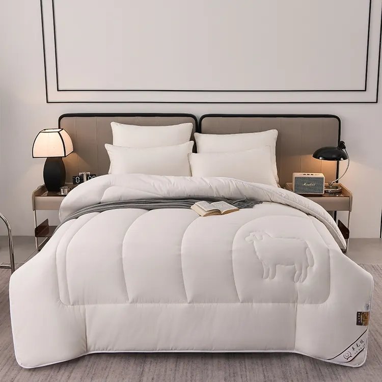 2024新款100加厚%澳洲羊毛被秋冬被