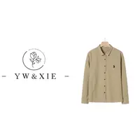 YW&XIE2024春季新款修身休闲衬衣打底衫上衣9088