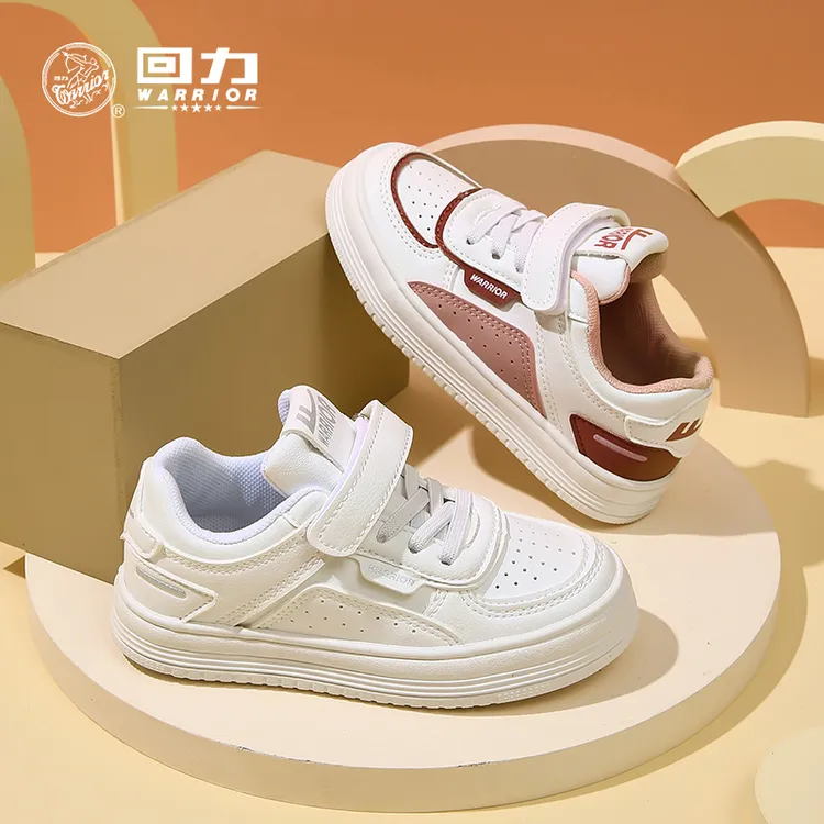 Warrior/回力TZ儿童小白鞋板鞋2023春秋男女童运动鞋WZTH-1357