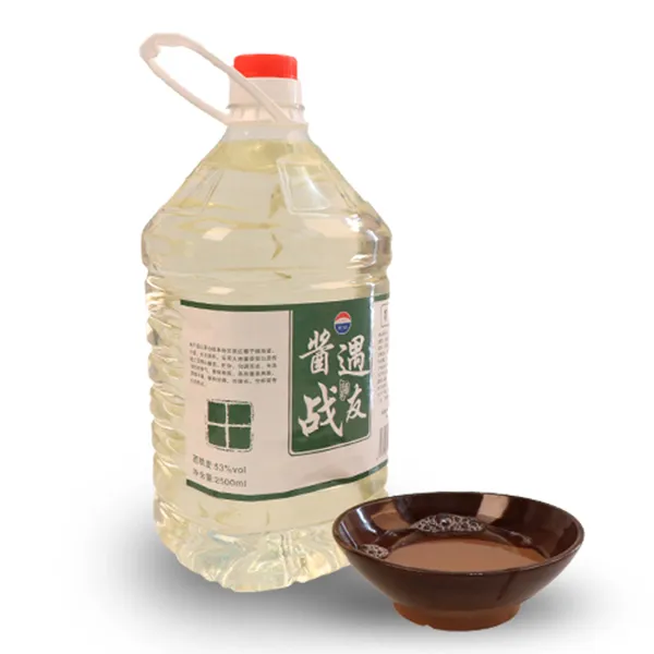 酱遇战友桶装散酒茅台镇散装珍品酱香味酱香型白酒包邮53度2500ml