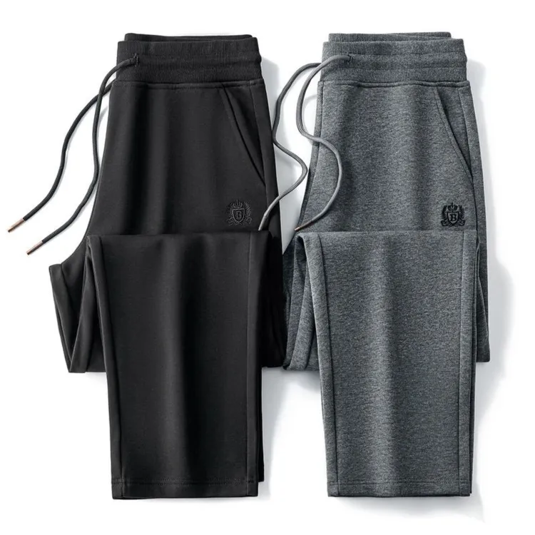 2025年男女同款加绒加厚百搭休闲直筒卫裤运动裤777C