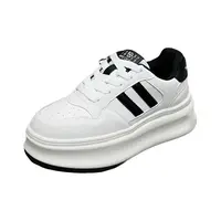 三仓81602  28279真皮厚底小白鞋 （标准尺码）