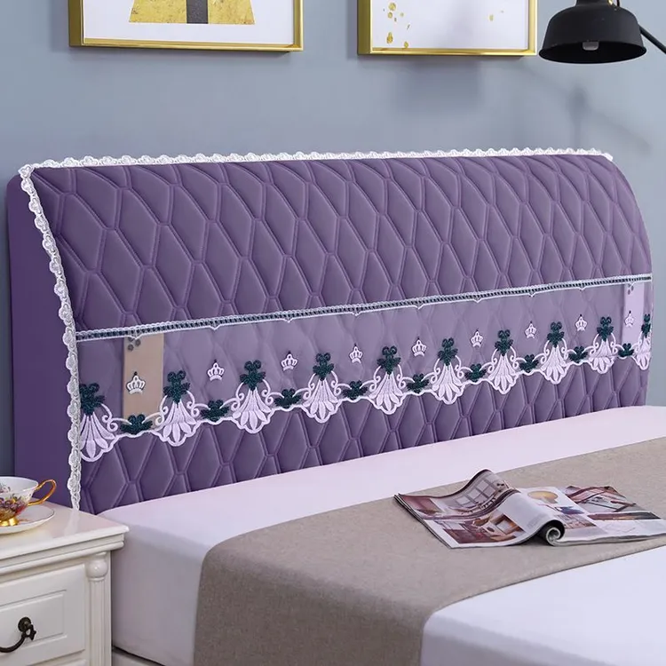 欧式皮床加宽加大2022软包新款通用床头罩保护罩子全包万能床头罩